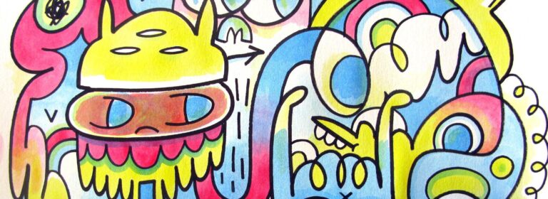 Jon Burgerman art header image
